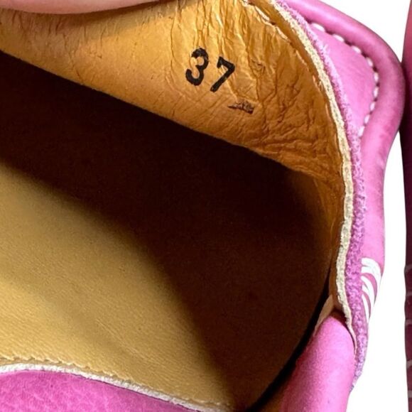 Russell & Bromley Pink Leather Loafers - Picture 11 of 12